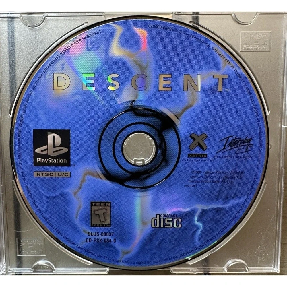 PS1 Disc Only Games Lot - Descent, Syphon Filter, Kileak The DNA Imperative